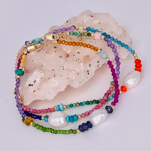 Pearl & Gemstones Bracelet