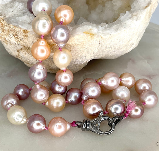 Pretty In Pink Ombre Pearls