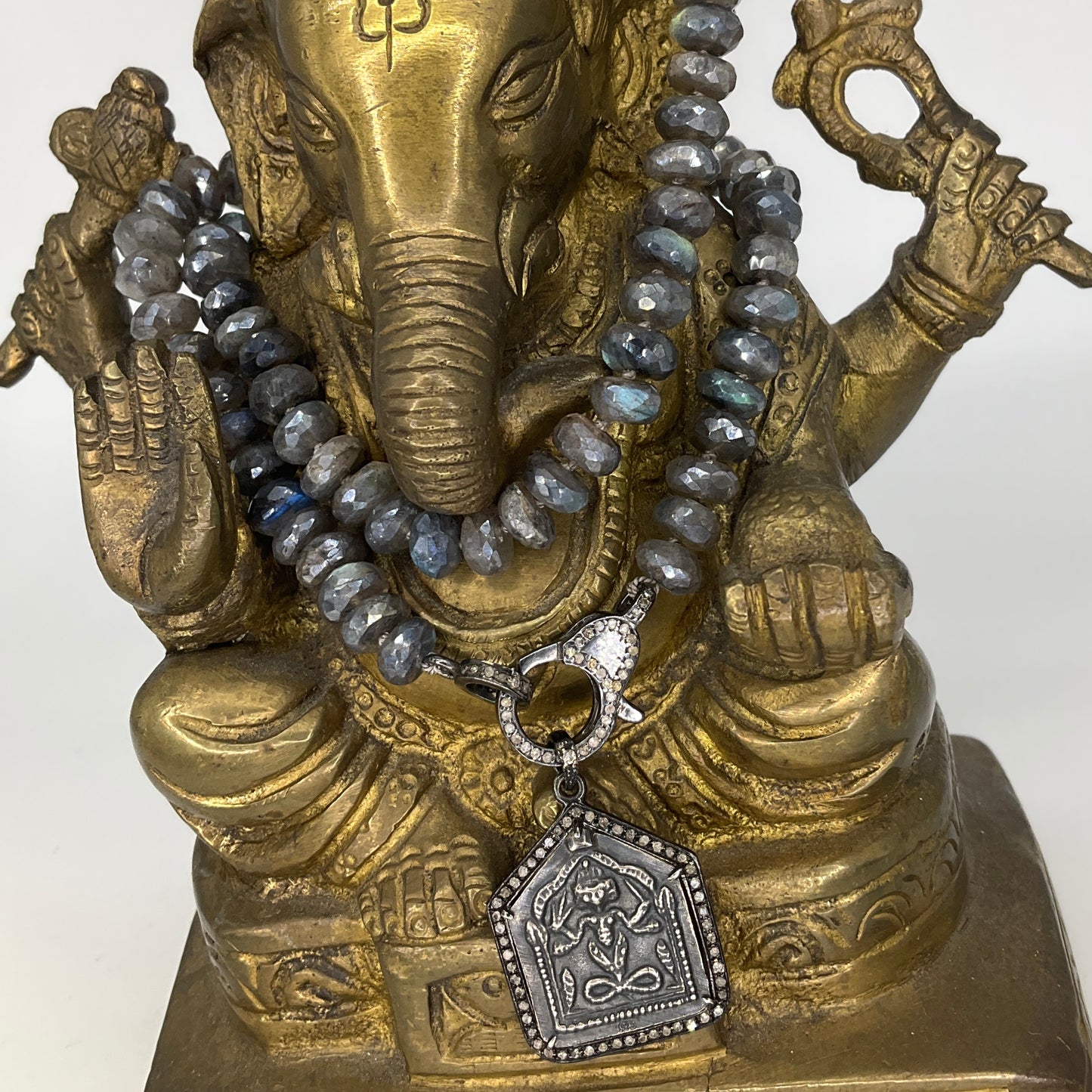Lord Shiva Labradorite Necklace