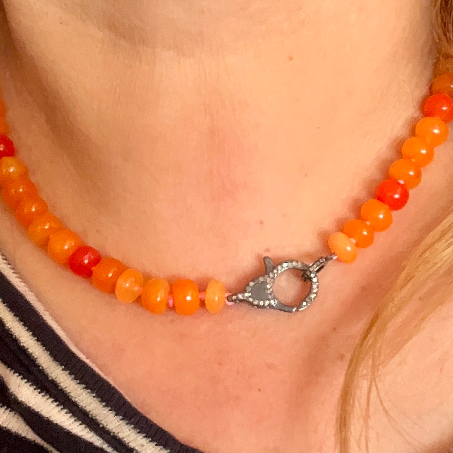 Fire Opal Energy Necklace